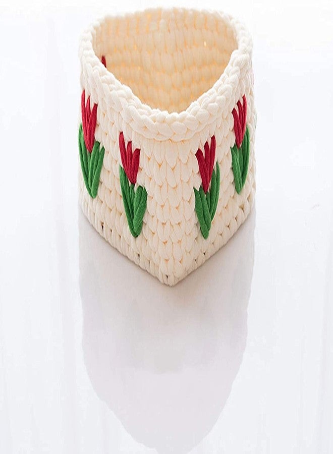 Cliths 3Pcs Wooden Basket Bottom for Making Knitting Crochet Bag, 5.9 inch Wood Base Knitting Supplies for Knitter, Crocheter and Beginner - Image 2